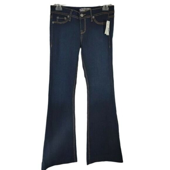 NWT FRAGILE brand NWT Dark Rinse Size M Jeans NEW‎ - Picture 1 of 8